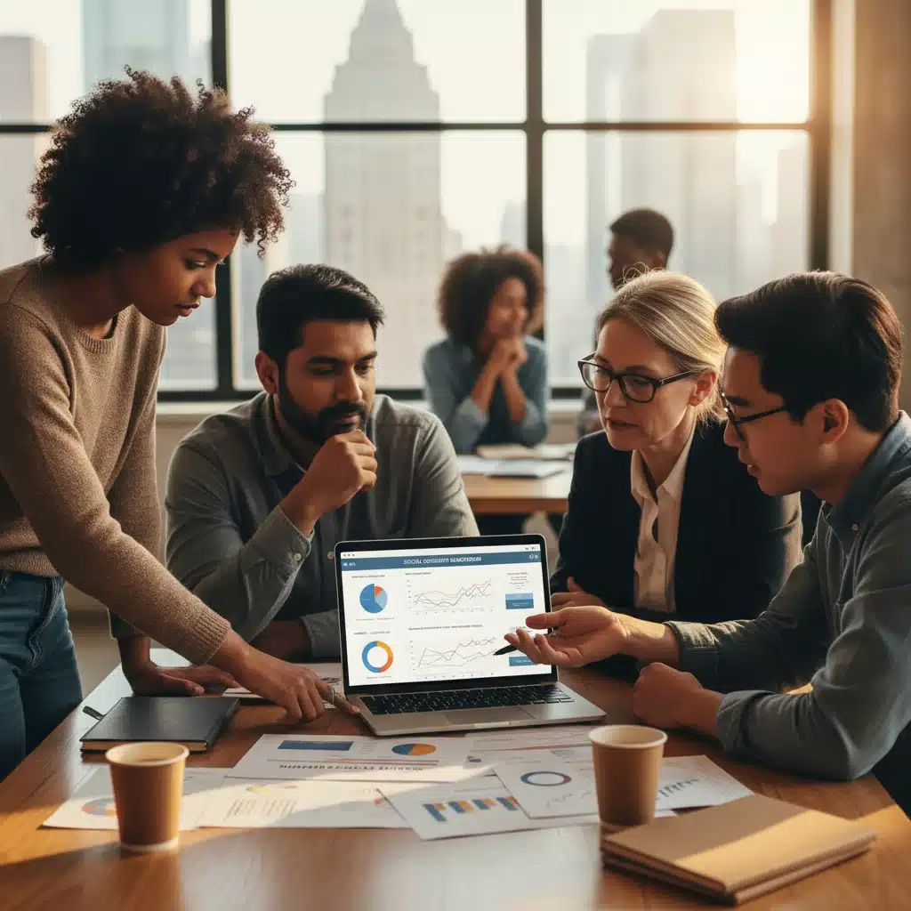 Travailleurs indépendants discutant de leur planification de protection sociale