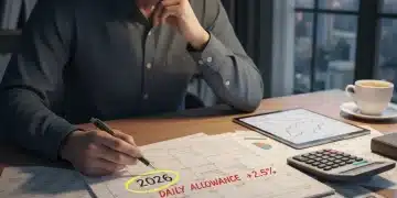 Illustration de l'impact de l'augmentation des indemnités journalières en 2026 sur le revenu personnel.