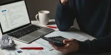 Homme stressé devant des formulaires de déclaration fiscale français 2026