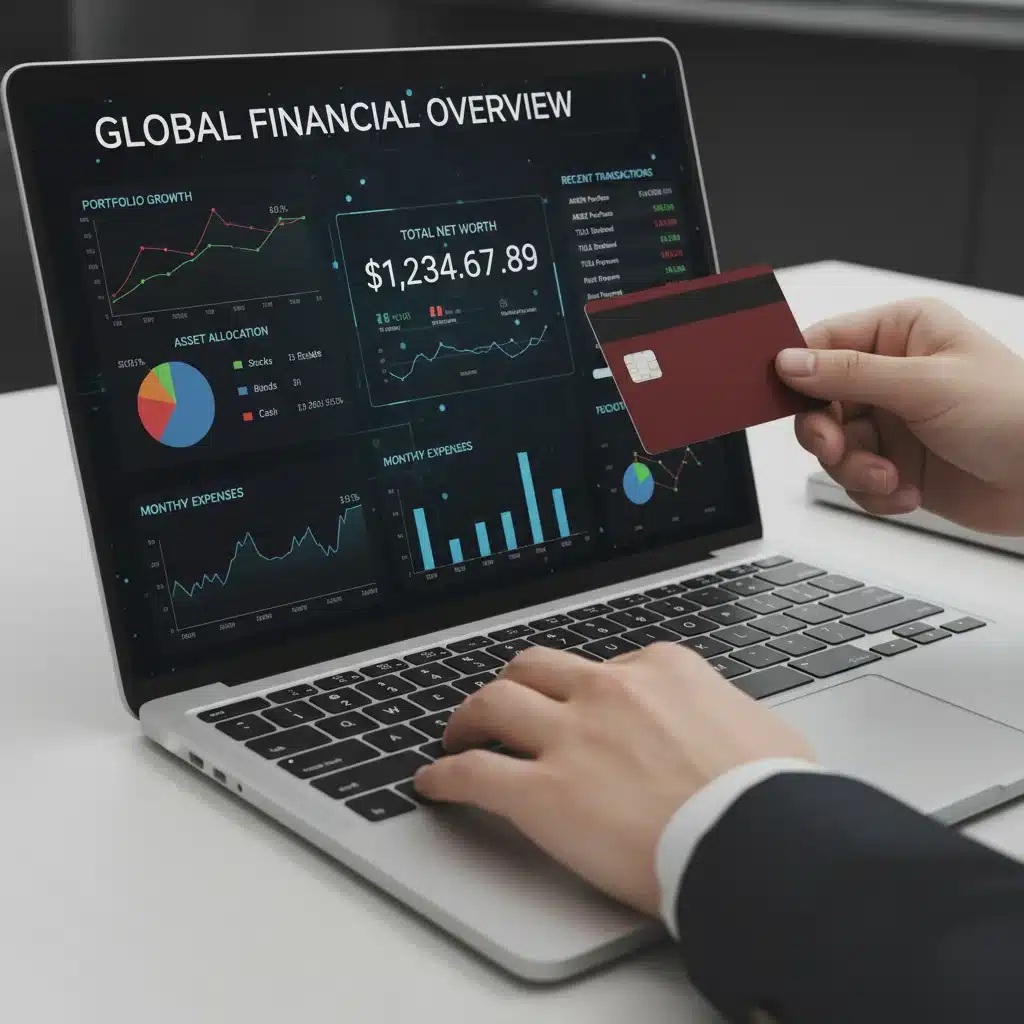 Analyse financière détaillée sur tableau de bord numérique