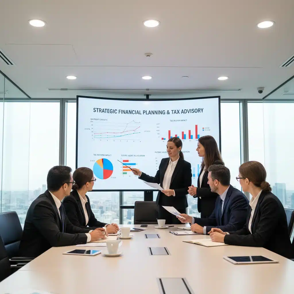 Professionnels discutant des stratégies fiscales face aux nouvelles réglementations.