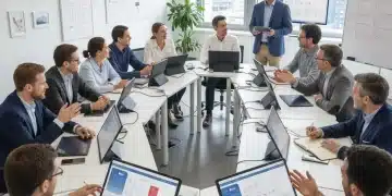 Professionnels en formation, symbolisant l'adaptation aux changements de la réforme 2026.