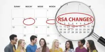 Calendrier 2026 avec les changements du RSA et jeunes adultes concernés